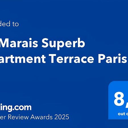 Le Marais Superb Apartment Terrace Paris Free Netflix Kültér fotó