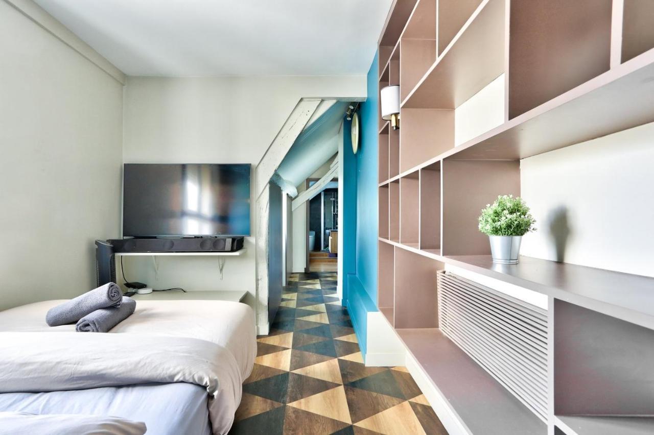 Le Marais Superb Apartment Terrace Paris Free Netflix Kültér fotó
