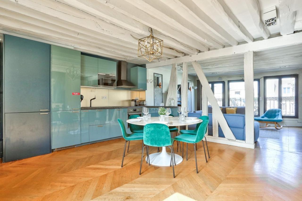 Le Marais Superb Apartment Terrace Paris Free Netflix Kültér fotó