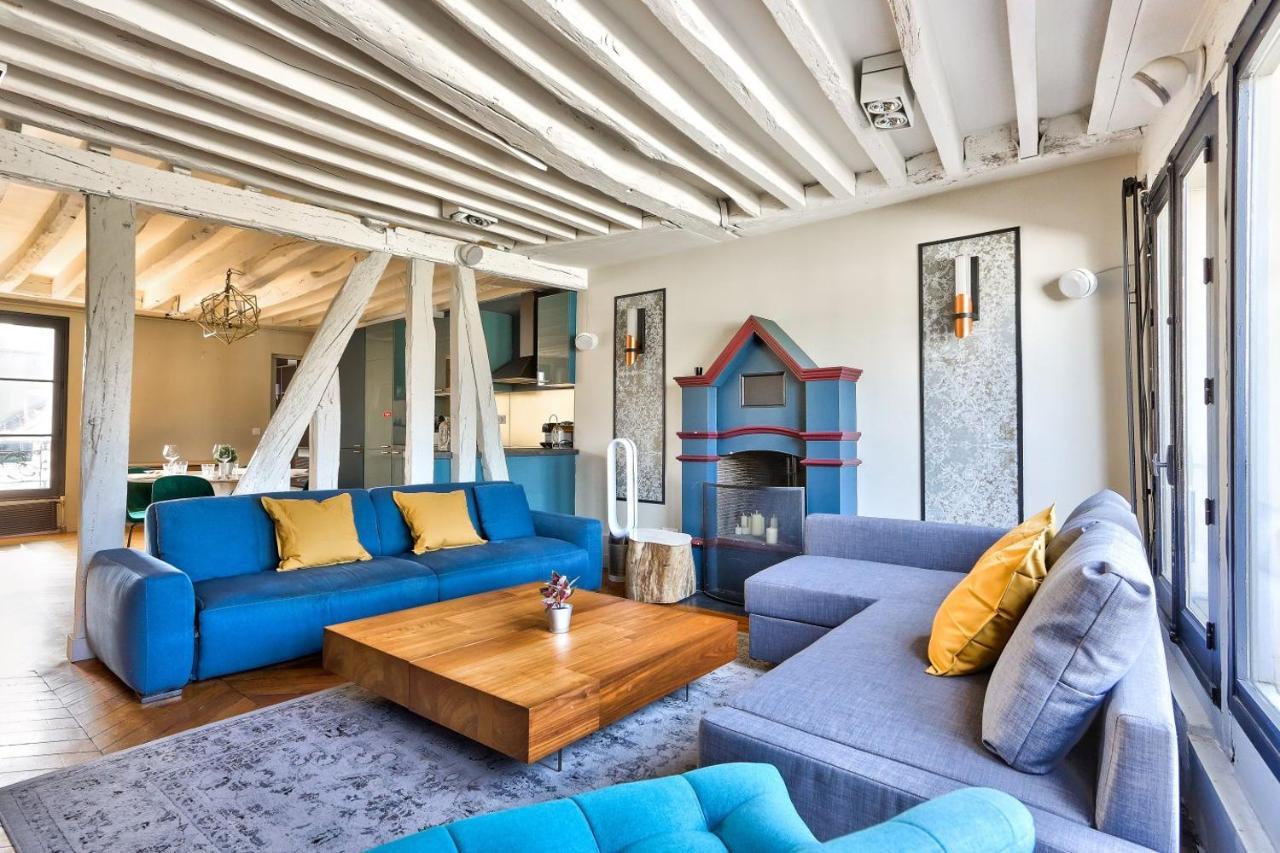 Le Marais Superb Apartment Terrace Paris Free Netflix Kültér fotó