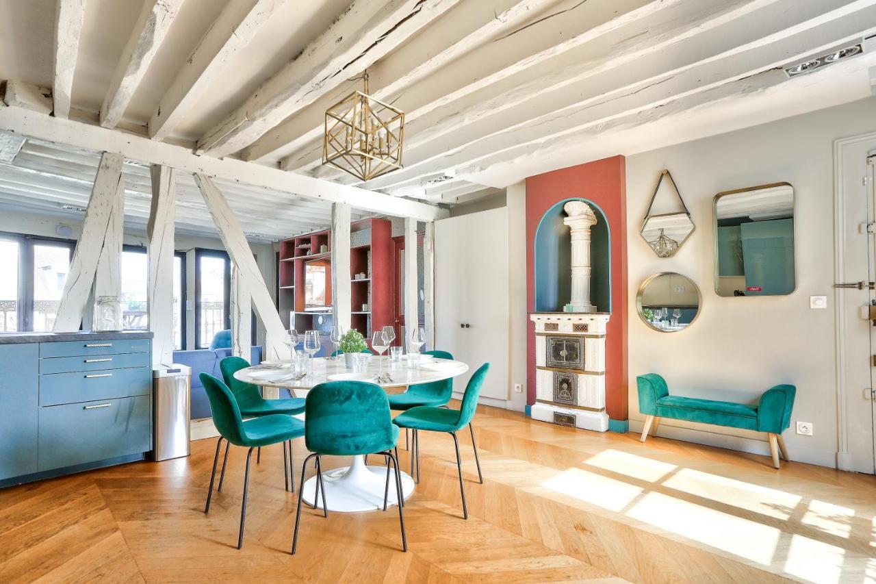Le Marais Superb Apartment Terrace Paris Free Netflix Kültér fotó