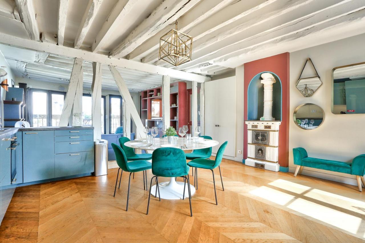 Le Marais Superb Apartment Terrace Paris Free Netflix Kültér fotó